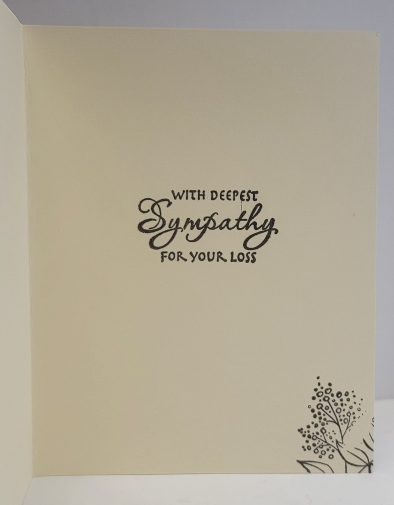 Handcrafted Pet Sympathy Card