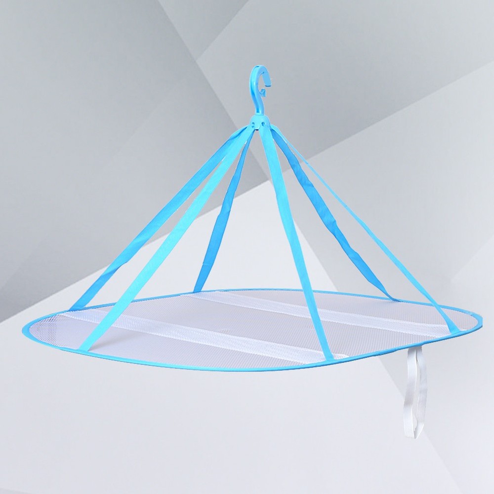 Folding Mesh Clothes Drying Rack Collapsible for Foldable Clothing