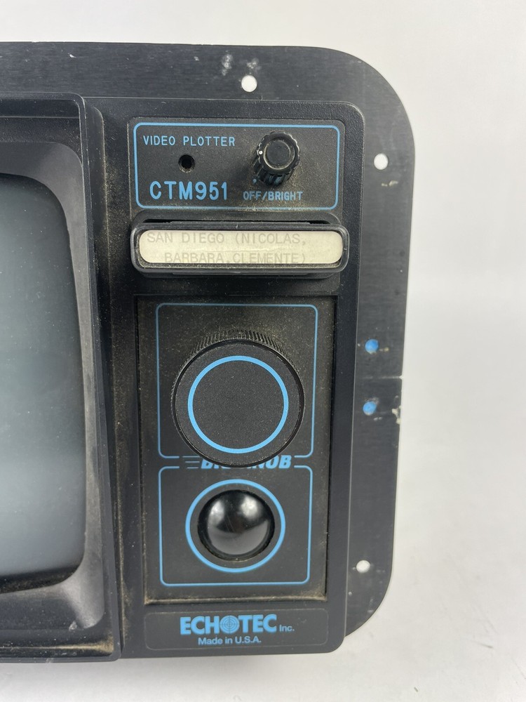 Echotec CTM951 Boat Marine Video Plotter Chartplotter Display