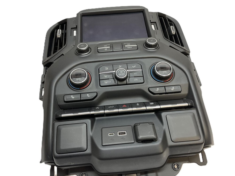 2019 CHEVY SILVERADO RADIO CONTROL PANEL w/DISPLAY CLIMATE CONTROL 84569064
