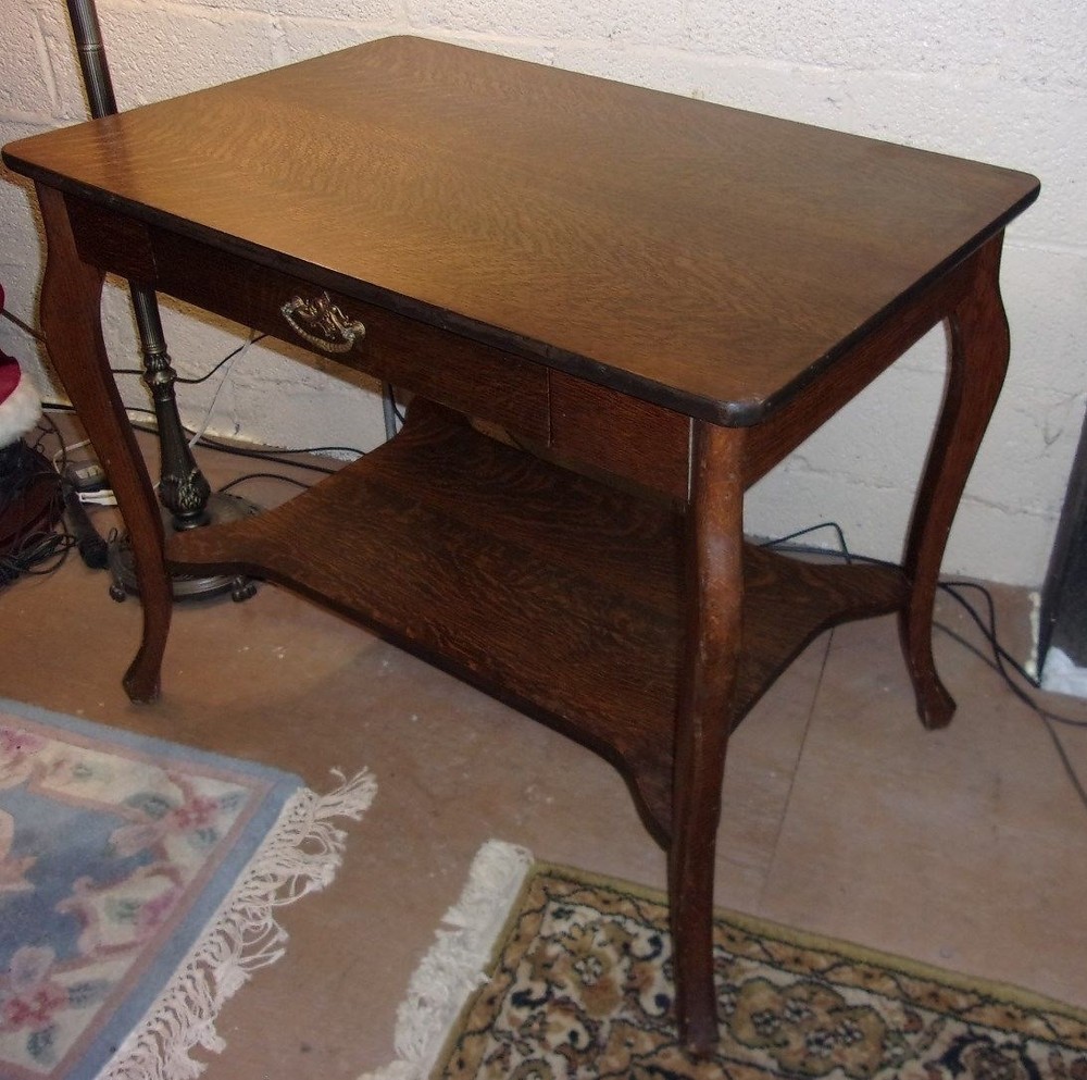 ANTIQUE OAK LIBRARY TABLE ORIGINAL FINISH-SELLING OUT