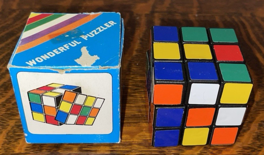 RUBIK'S CUBE~ 2-1/2"~ VINTAGE
