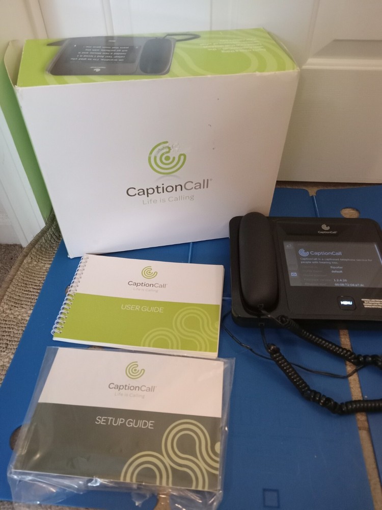Caption Call 57Tx Closed-Caption Touch Screen Phone for Hearing Impaired