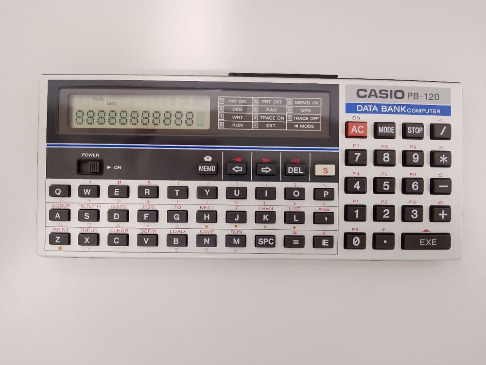 CASIO PB-120 Pocket Computer BASIC Programmable Vintage Tested Duty Free