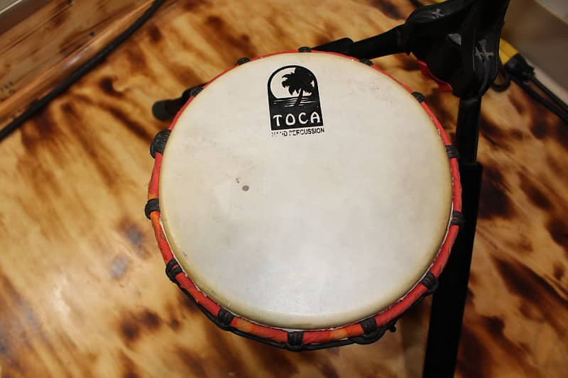 Toca Hand Percussion Red Djembe