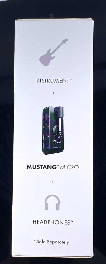 Genuine Fender Guitar Headphone Amp Mustang Micro Modeling Effects Bluetooth USB