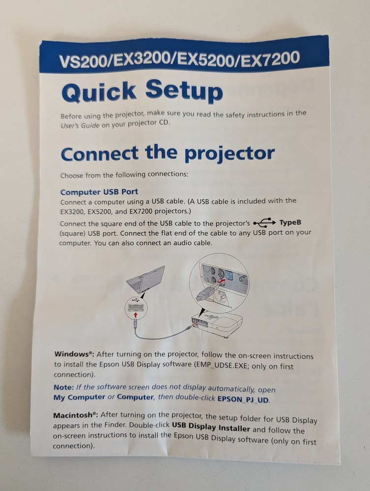 Epson EX5200 Overhead Projector
