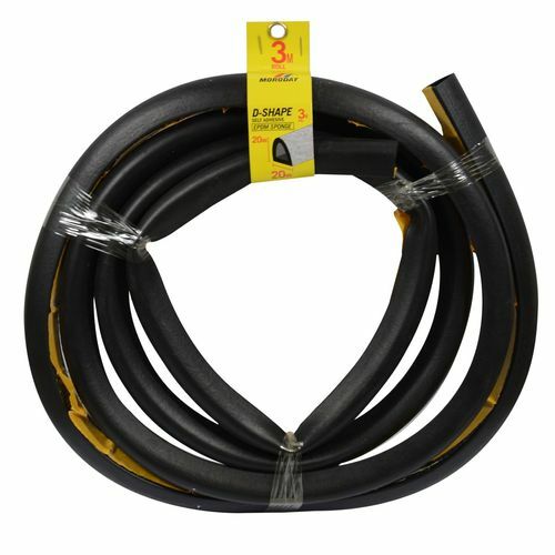 Moroday 20mm x 3m D-Shape Rubber