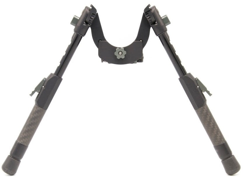 Tier One Carbon Arca Evolution Bipod, Black, Short/7in, T1BECA180