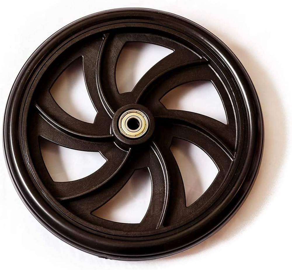 Walker Rollator Replacement 7.5" Wheels Black (1Pis) (REAR 1)