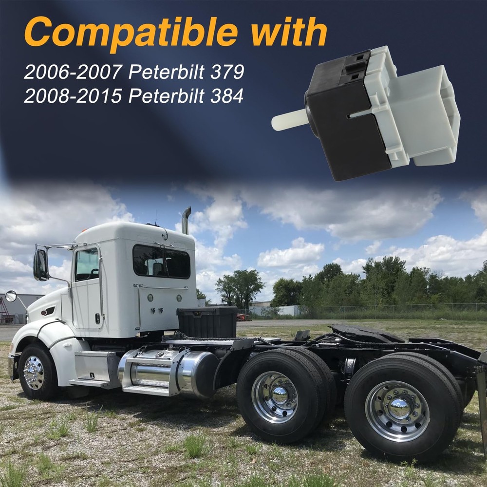 FUSCH HVAC Blower Motor Control Switch Compatible with 2006-2007 Peterbilt...