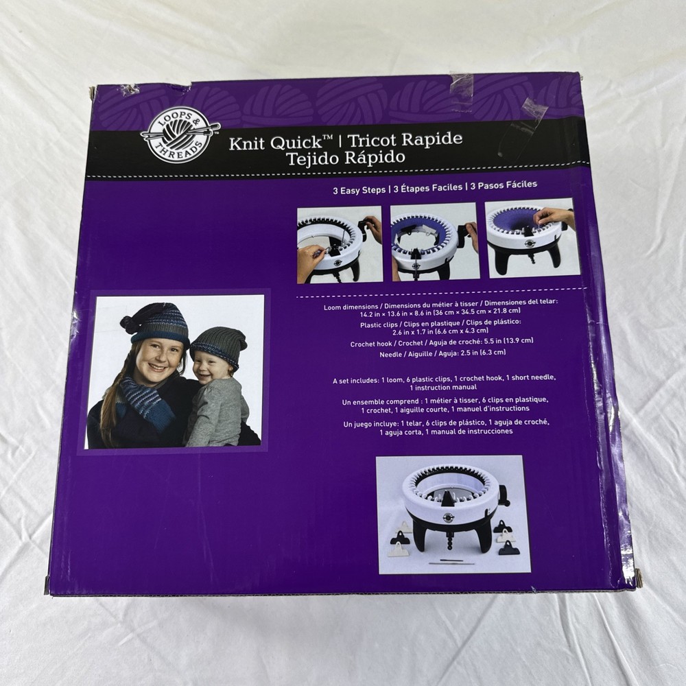Loop & Threads Knit Quick knitting Machine- Brand new