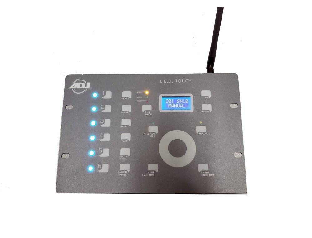 ADJ LED TOUCH DMX Controller with 2.4 wireless Battery Powered