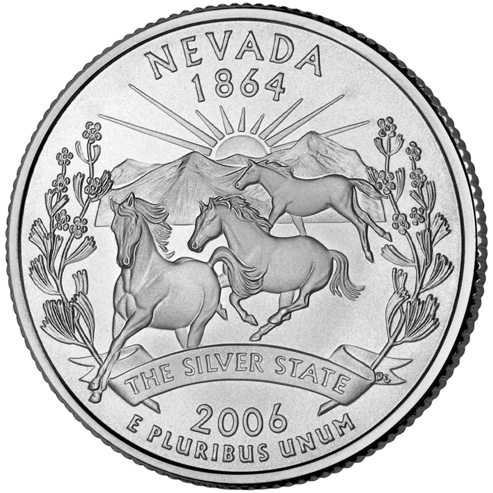 2006 P Nevada Uncirculated State Quarter from roll