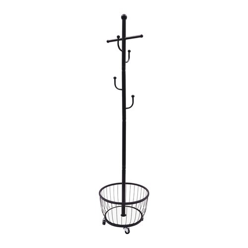 Clothes Rack Garment Stand Organizer Coat Rack Hat Stand Tree w/ 6 Hooks