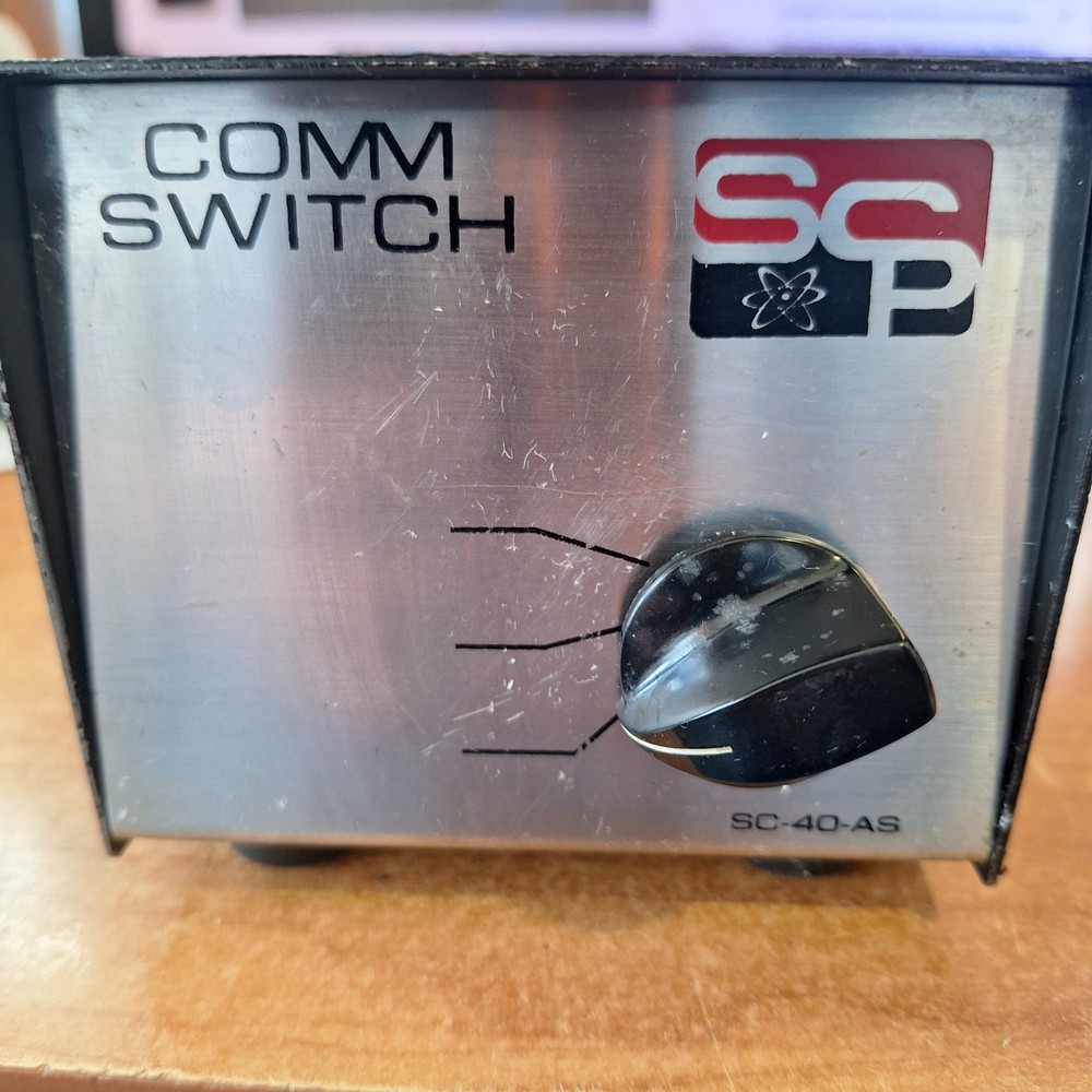SCP -40 AS, Comm Switch, CB  / ham Radios 3 POSITION