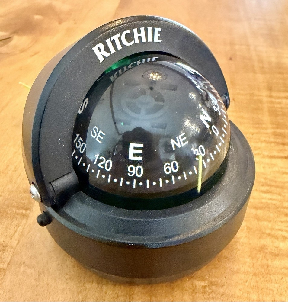 Ritchie Navigation S-53 Explorer Surface Mount Compass. No Box, Never Used!