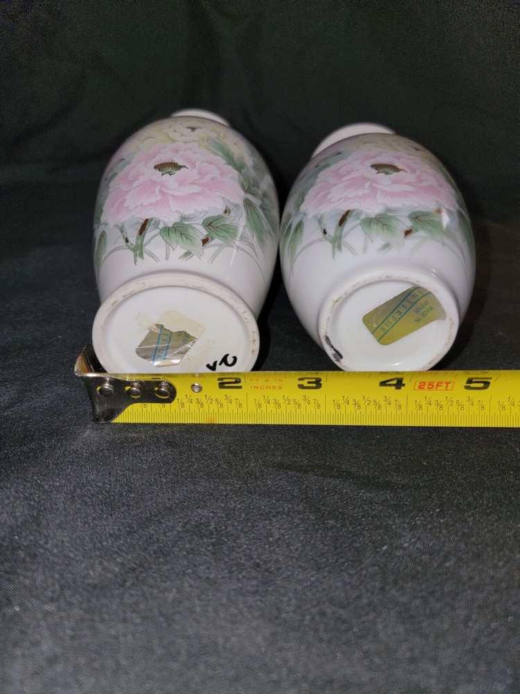 2 Interpur Ceramic Bud Vase 7 inch tall