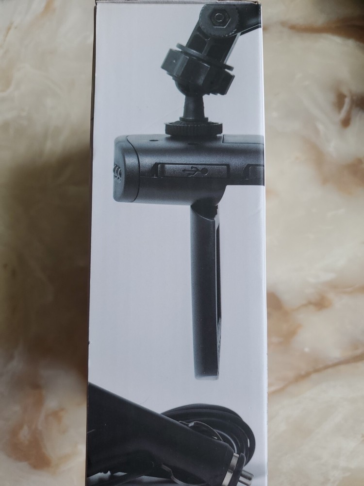 NIB Sharper Image Dashboard Camera Wide Angle 360 Night Vision Windshield Mount