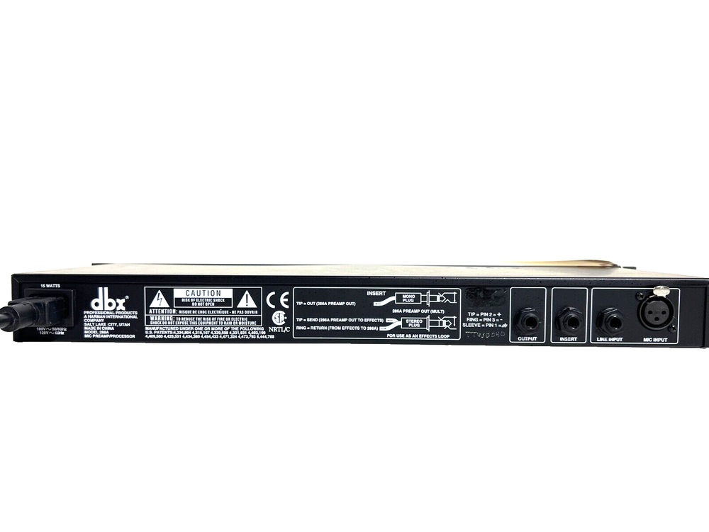 DBX 286A Mic Pre- Amp Processor #2039 #2040 (One)THS