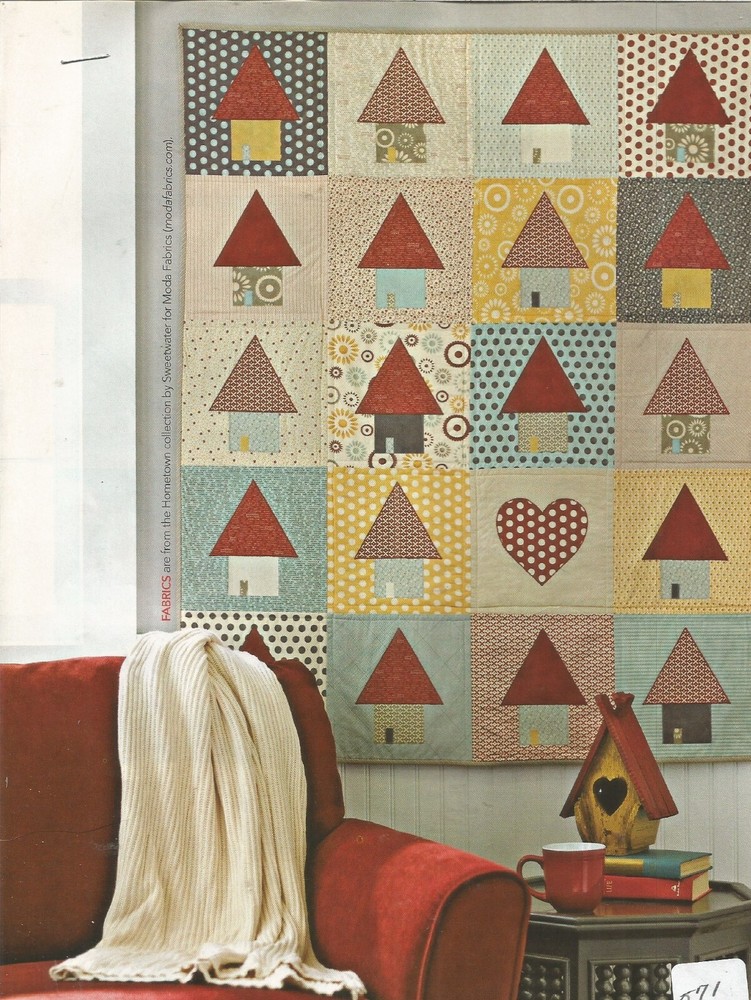 A0358  HOME AT LAST WALLHANGING PATTERN/INSTRUCTIONS