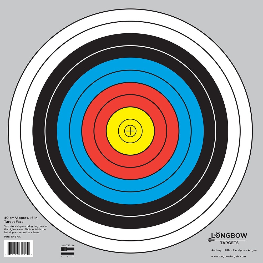 40cm & 80cm Archery Targets  8 Pack for Precision Shooting 17" Size