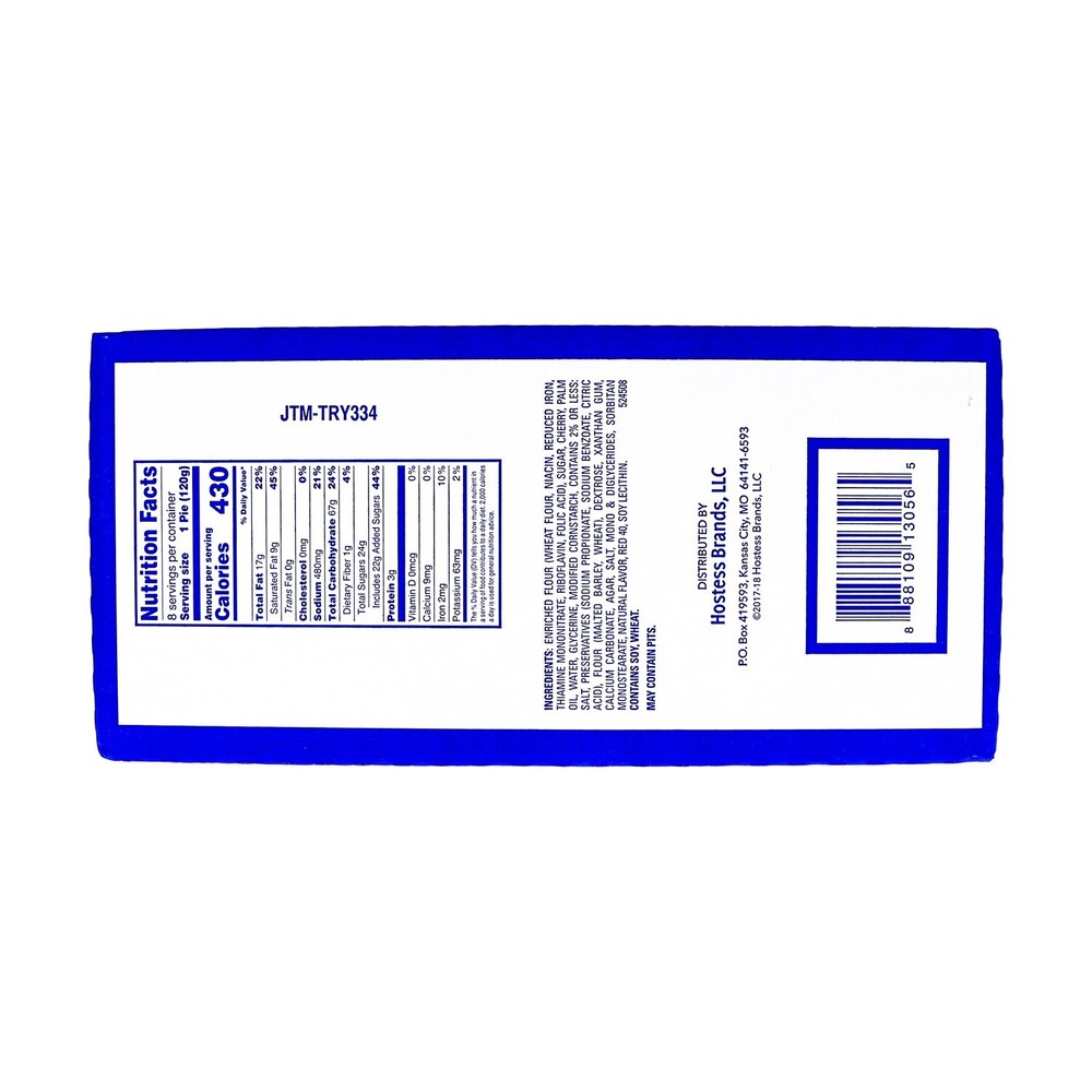 Hostess Cherry Fruit Pie 8 Count - 4.5 oz