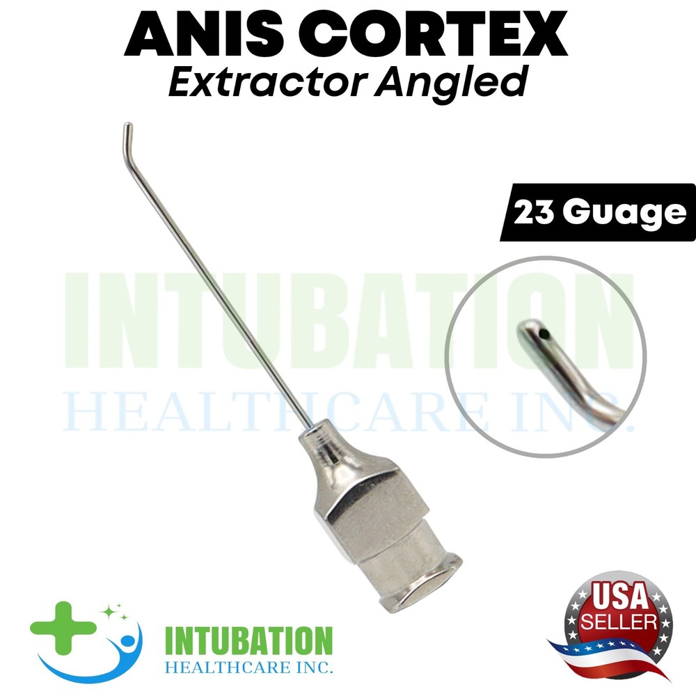 Anis Cortex Extractor Angled 23 ga Ophthalmic Tools Eye Surgical Instruments