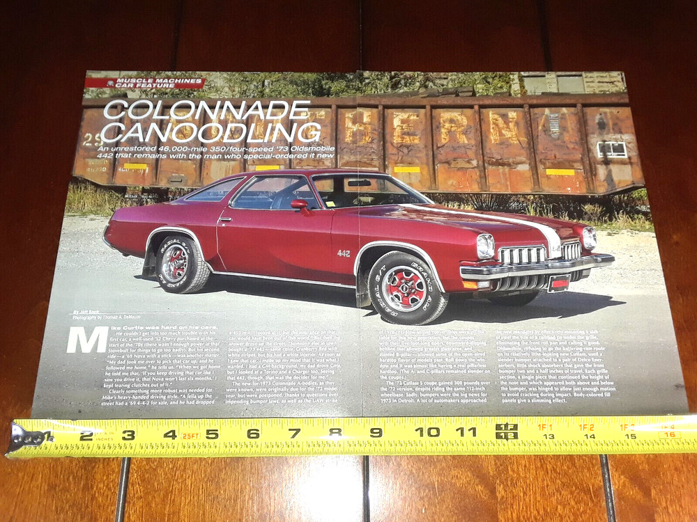 1973 OLDSMOBILE 442 ORIGINAL 2017 ARTICLE