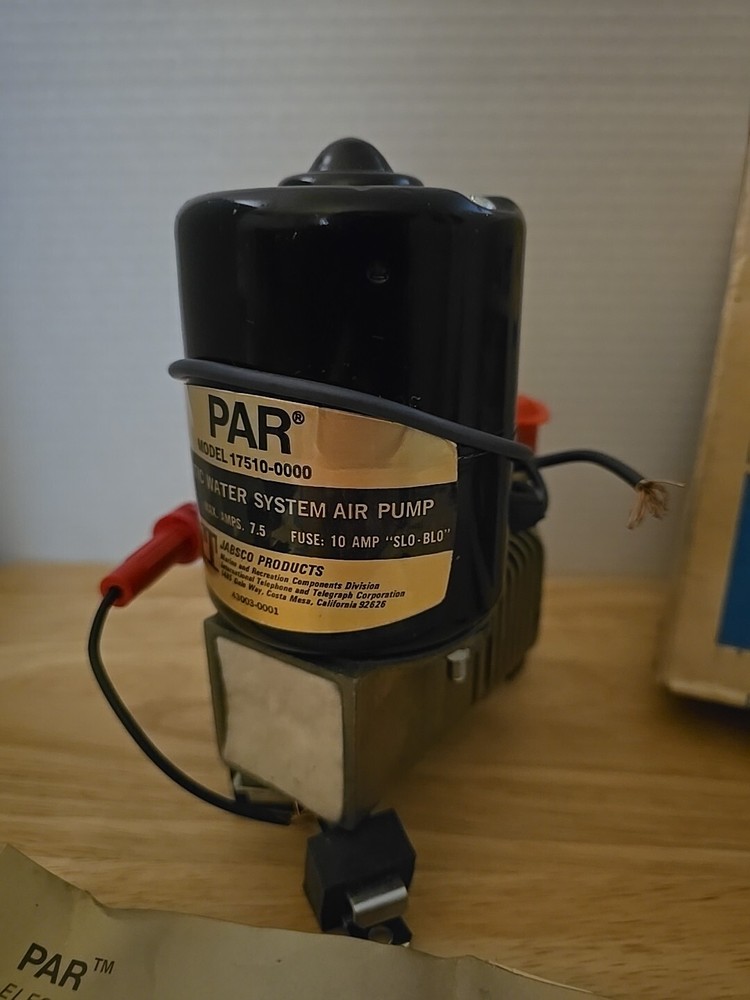 JABSCO PAR 17510-0000 Automatic Pressurizing Water System Air Pump NEW