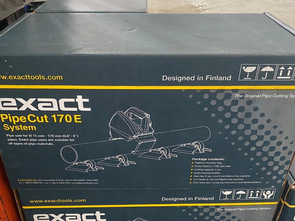 Exact PipeCut 170E Pipe Cutting System New