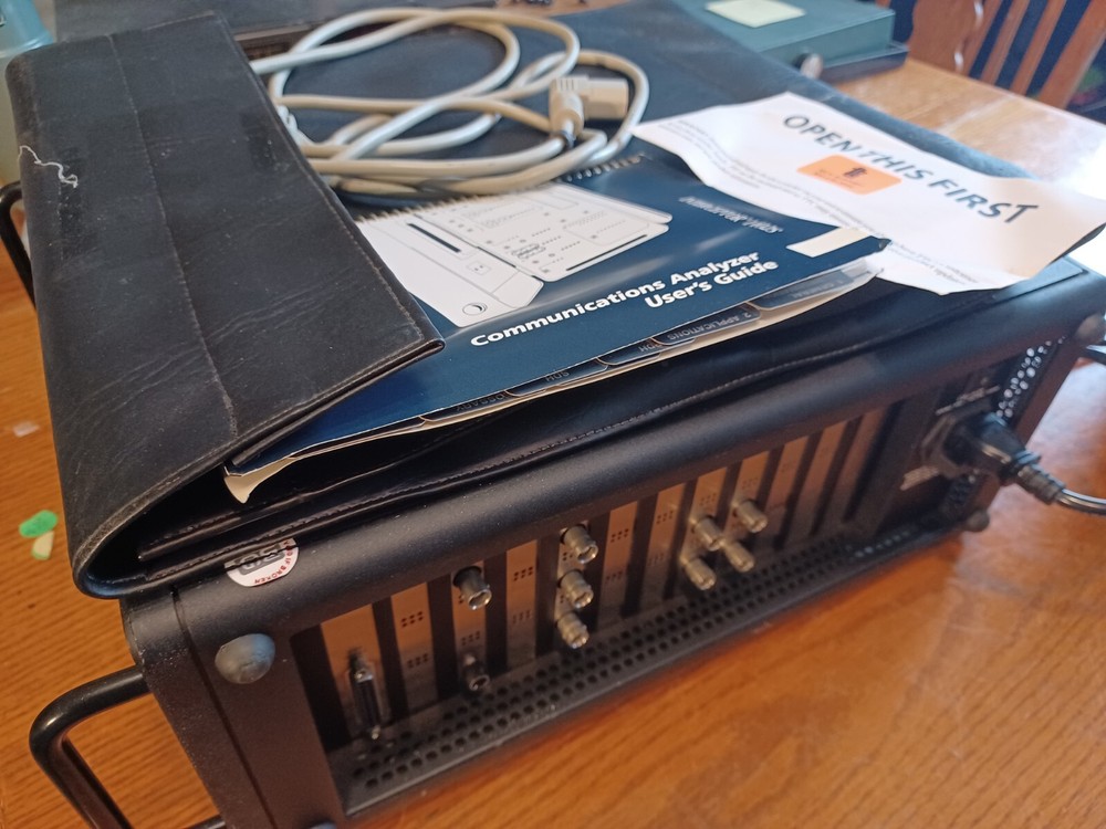 TTC Interceptor 1402S Communications Analyzer- w/Options, User's Guide