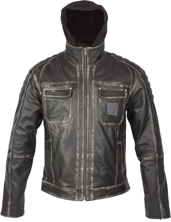 Spada Peacedog Leather Jacket - Vintage Black