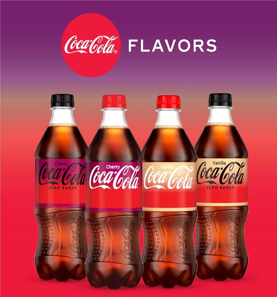 Coca-Cola Coke Cherry Soda, 16.9 fl oz, 6 Pack