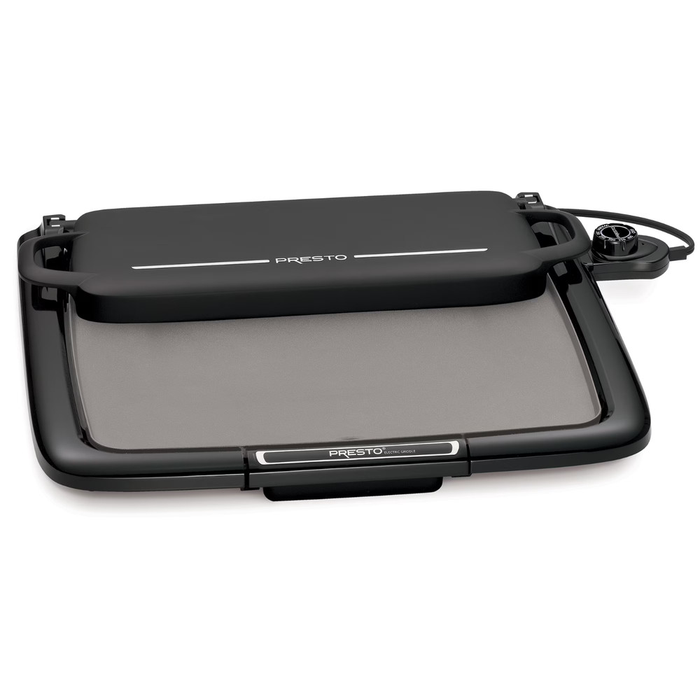 Presto 07024 Ceramic Electric Griddle/Warmer Plus Black