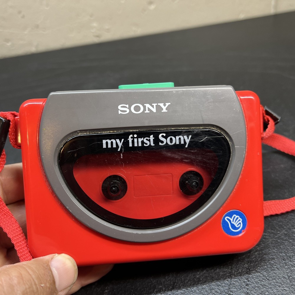My First Sony Walkman WM-3000 Red Cassette Player