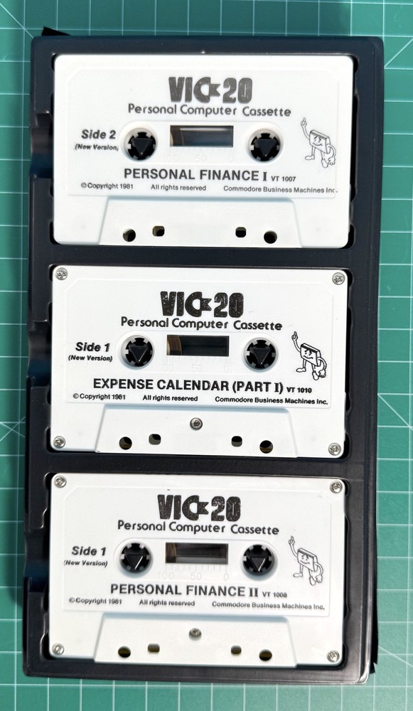 Commodore VIC-20 Cassette 6 Pack Finance Edition