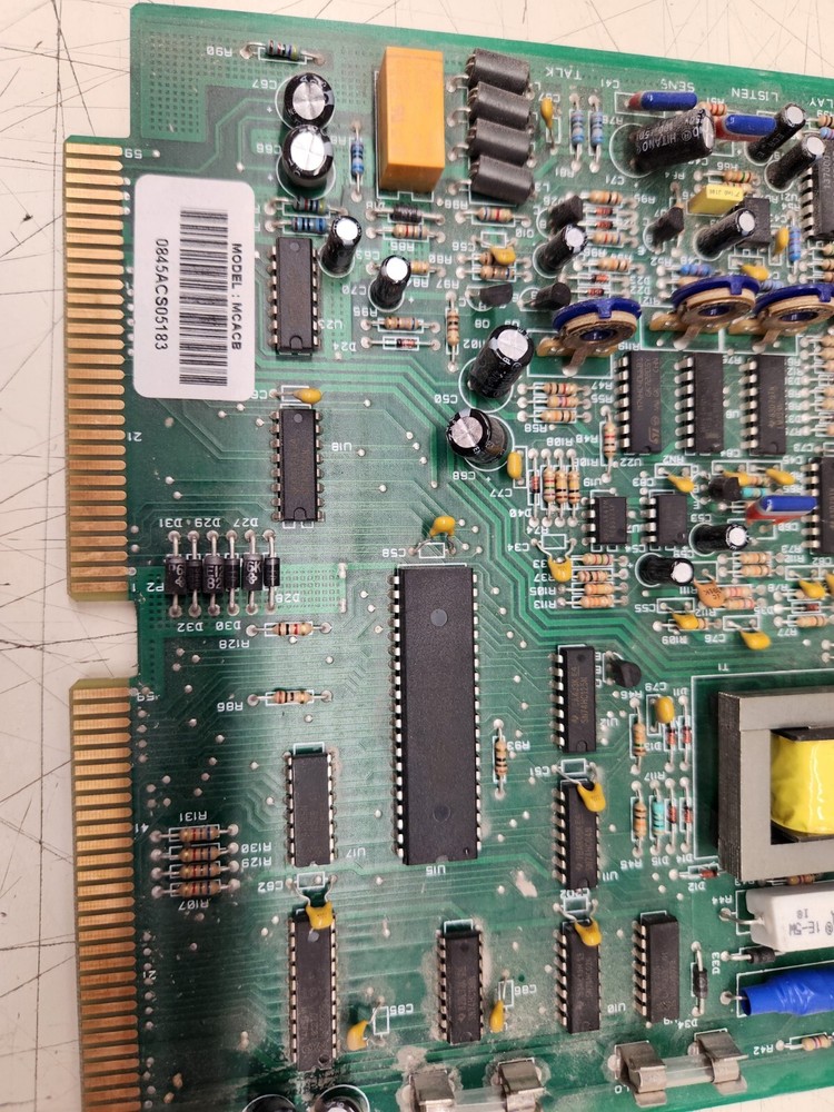 Bogen Multicom QCR24 Intercom Analog Card Module Board MCACB