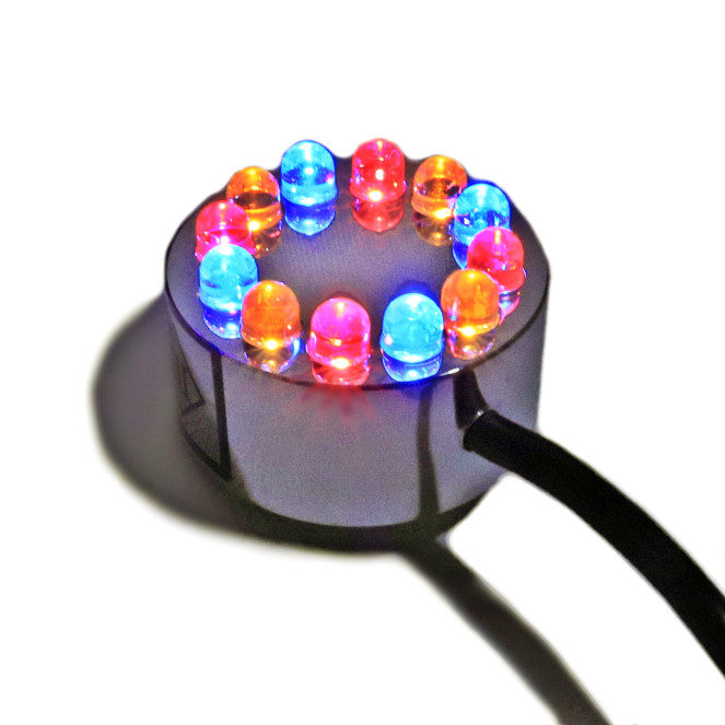 Multi-color RYB Programmable 12 LED Light Fountain/Waterfall/pond/pool/landscape