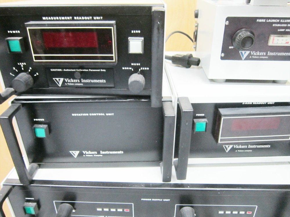 VICKERS INSTRUMENTS MICROCAM FIBRE LAUNCH ILLUMINATOR MICROSCOPE