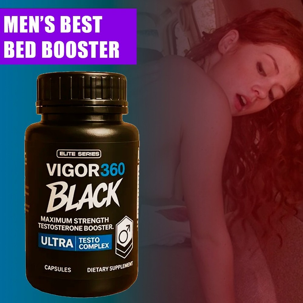 Black Vigor 360 Capsules Delay Ejaculation Climax Timing Pill Supplement Boost ⚡