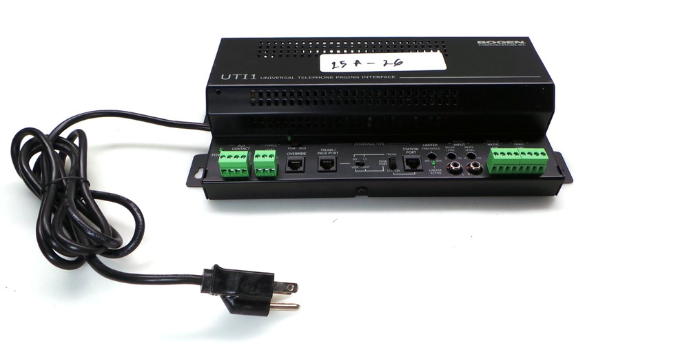 Bogen Communications UT11 Universal Telephone Paging System Controller-Tested