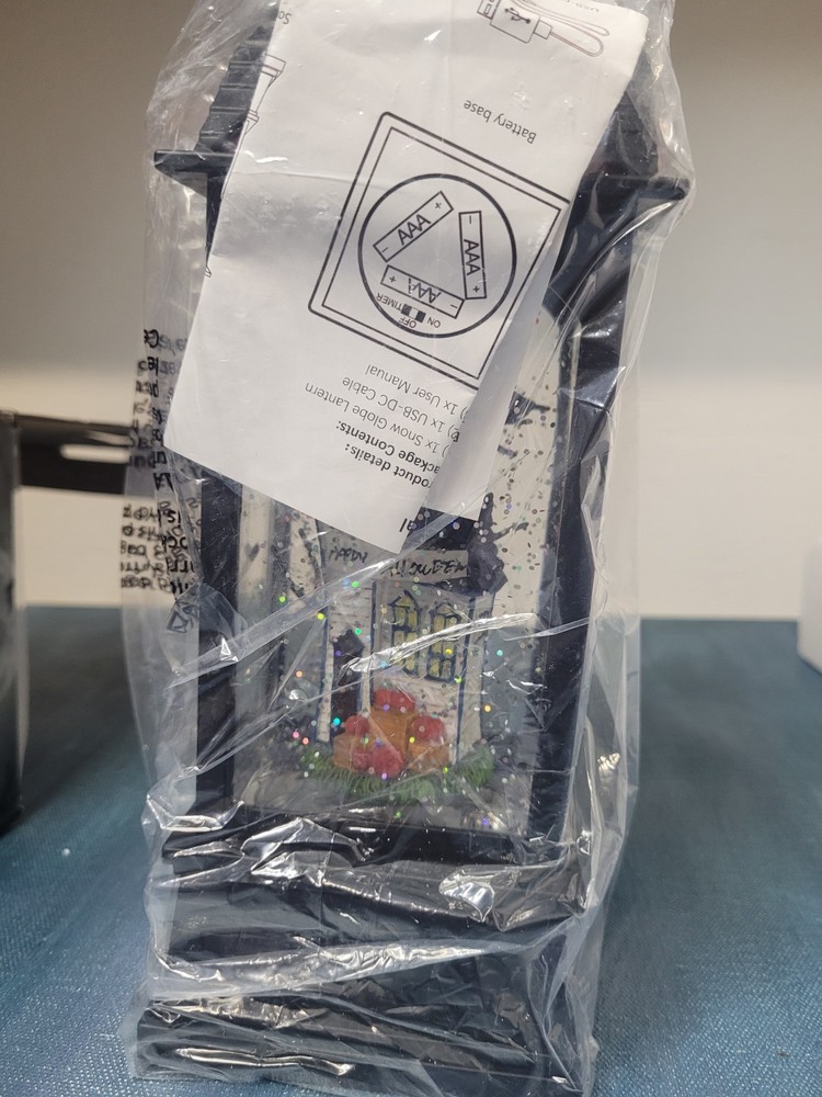 Halloween Snow Globe Lantern Decoration