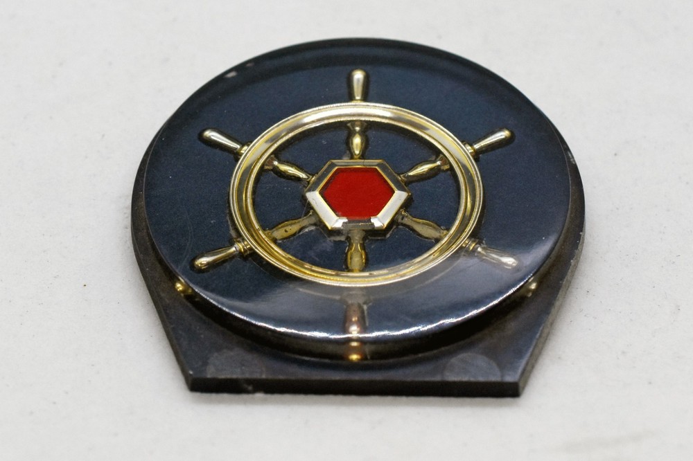 Original 1956 Packard Clipper Sail Panel Emblem - Vintage and Excellent