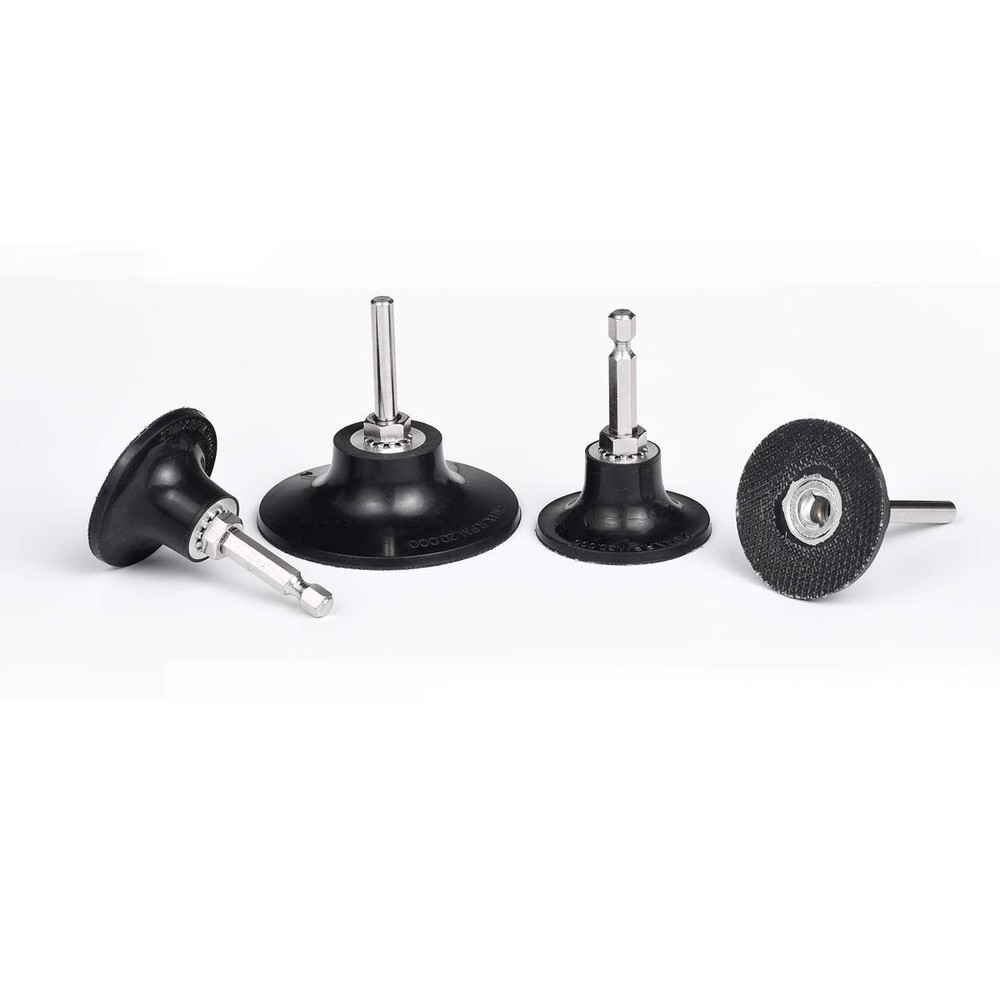 Disc Pad Holder with 1/4" Shanks, 4 Pack