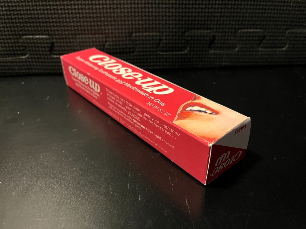 1970's Toothpaste - 5 emtpy custom design display boxes