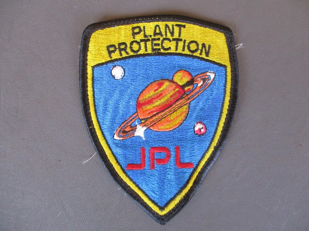Vtg JPL, Jet Propulsion Laboratory PLANT PROTECTION Patch, #2
