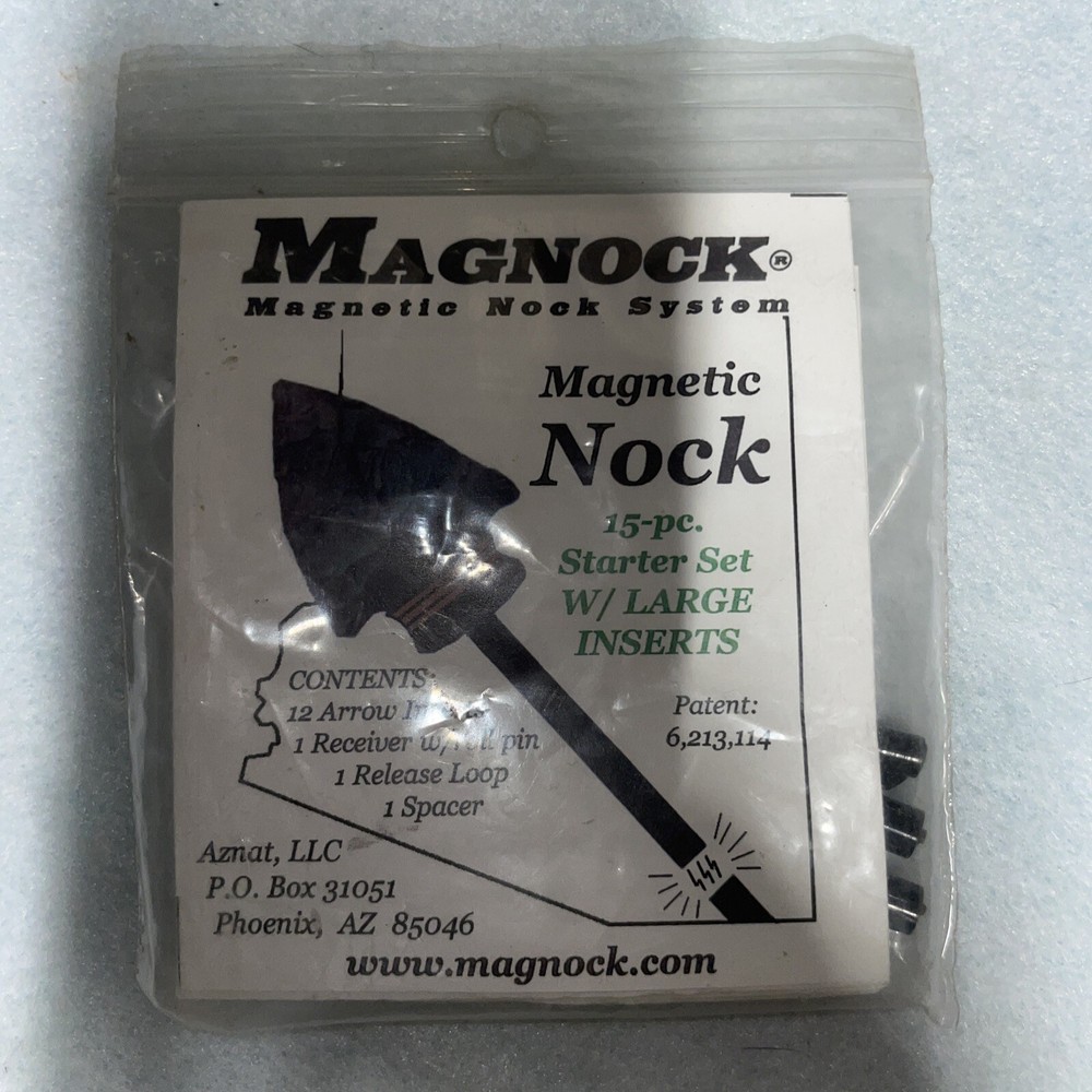 Magnock Magnetic Nock Starter Set With Large Inserts