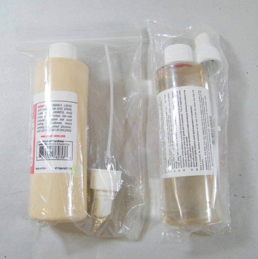 SIG KWIK-SHOT & GREAT PLANES PRO CA ACCELERATOR ACTIVATOR