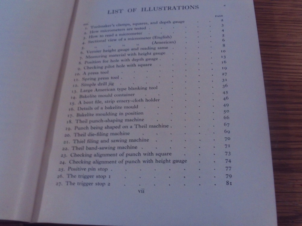 Press Tool Making Very scarce vintage book